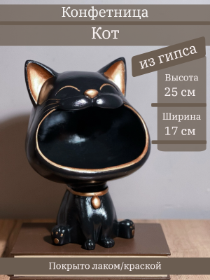 Конфетница Кот